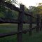 Fence at last light