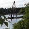 Osprey Nest on derrick, Buckmaster Neck, Deer Isle