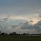 Clouds at Sunset Over Lakes