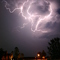 Midnight Thunderstorm Approaches Delano