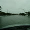 downtown pt pleasant beach on a damp day