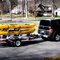 Harbor Freight 4' x 8' Folding Trailer Kit - Telescoping PVC Pipe Bumper Extended 42" - 3.8.2011