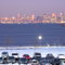 Lower Manhattan, seen from Staten Island during Christmas season [007644]