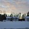 Sunset over a Bemidji Farm.