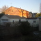 shady house and sunlit house