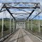 Old Single-land Snake River Bridge south of Jackson, Wyoming