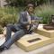 Welcome to My Office, life-size bronze, Greeley, CO