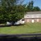 across the street