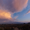 sunset clouds over diamond mountains