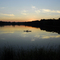 Kayaking at sunset on LaDue Reservoir