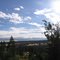 View from ridges above Wallowa River toward Eagle Cap Wilderness