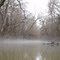 Morning fog on Cedar Creek