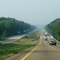 A hot Summer morning on I 40 heading to Memphis TN.