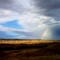2006 - July 2nd - 7:09PM MDT - Prairie showers, rainbow, looking NE.