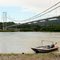 Alaska Pipeline crossing the Tanana River at Big Delta, AK