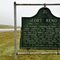 Roadside marker on Route 66 west of El Reno, Oklahoma