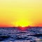 Lake Michigan Sun set With Chicago In The Background