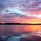 Soft Sunset - Western Basin Island Lake Reservoir
