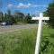A car hit converted a postbox to a cross on Ford Rd (speed 55mi/h)