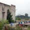 Clark Equipment's ruins, with the Sanitarium in the distance