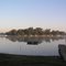 Early August sunrise on a still lake