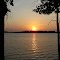 Sunset view of Lake Ponemah (from the public boat access site)