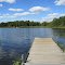 Howe Lake viewed from the deck in Deerfield Hills Nature Area