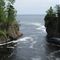 Temperance River mouth at Lake Superior