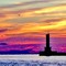 Lighthouse On East Breakwater Wall