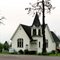 Kerk in Halsey, dorpje in Oregon