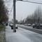SE 28th Ave. During Snowfall, looking South, Portland, OR