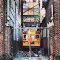 Bus in an Alley