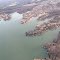 Flying over Lakeland lake