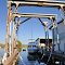 VIRGINIA: MATHEWS: GWYNN'S ISLAND: Algonac Boat Hoist at the end of Old Ferry Road
