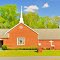 VIRGINIA: SOUTHAMPTON COUNTY: FRANKLIN: Cedar Grove Baptist Church, 17023 Black Creek Road (S.R. 635) nearer view